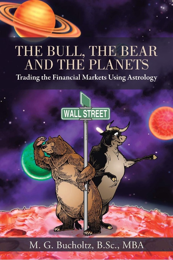 Okładka książki “The Bull, The Bear and The Planets: Trading the Financial Markets Using Astrology”