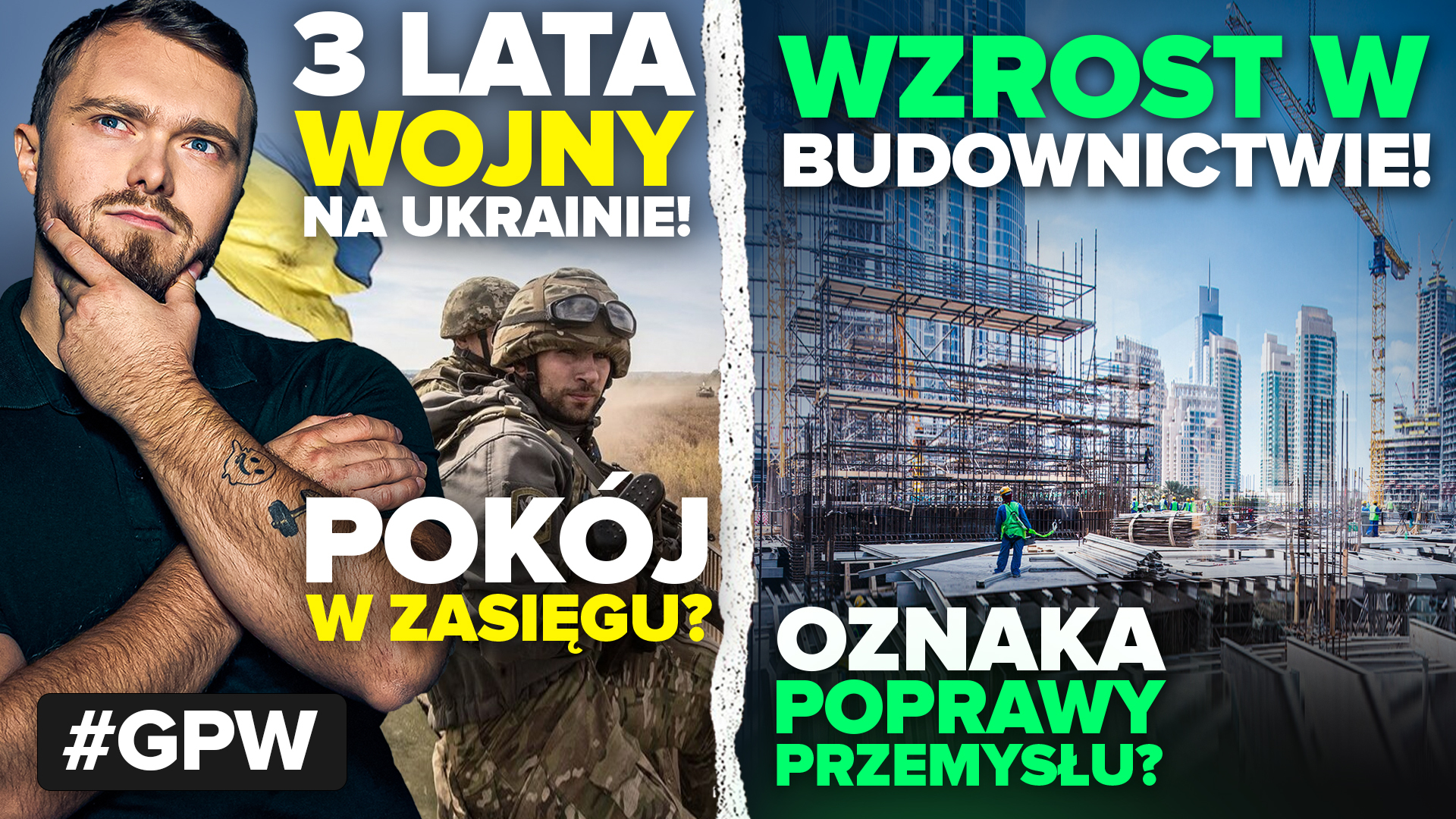 Polska budowlanka odbija! | Trzeci rok wojny, ile wyniesie odbudowa? | KPO trafi na zbrojenia?