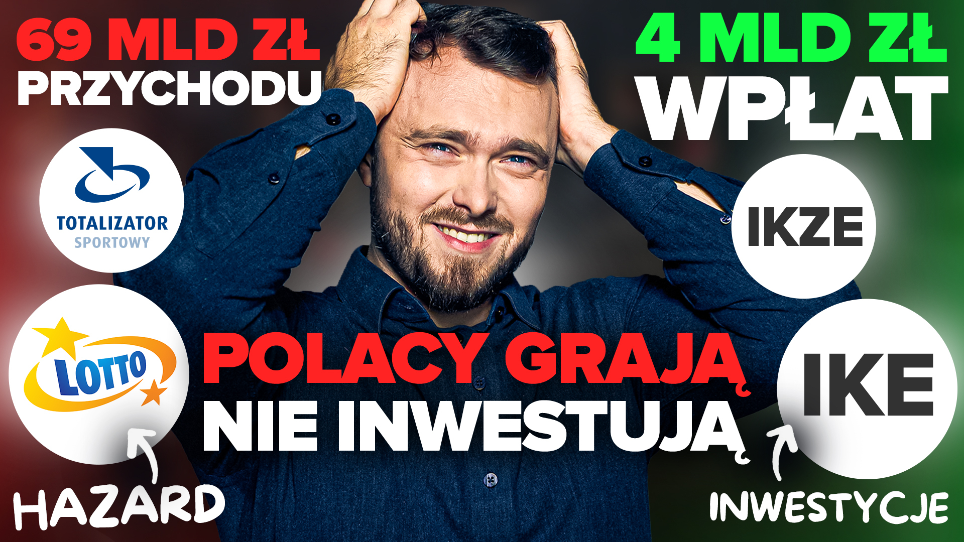 69 MILIARDÓW na loterie w 2024 roku! Rekordowe przychody Lotto! Wolimy hazard od inwestycji?