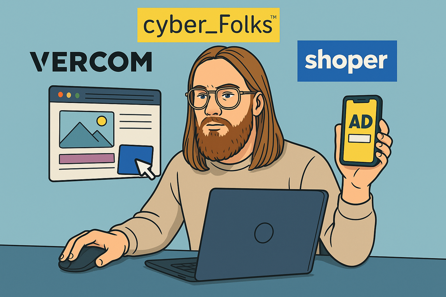 Omówienie wyników CyberFolks, Vercom i Shoper