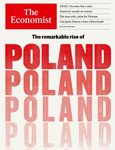 Polska na okładce „The Economist” – spektakularny awans w światowej gospodarce







