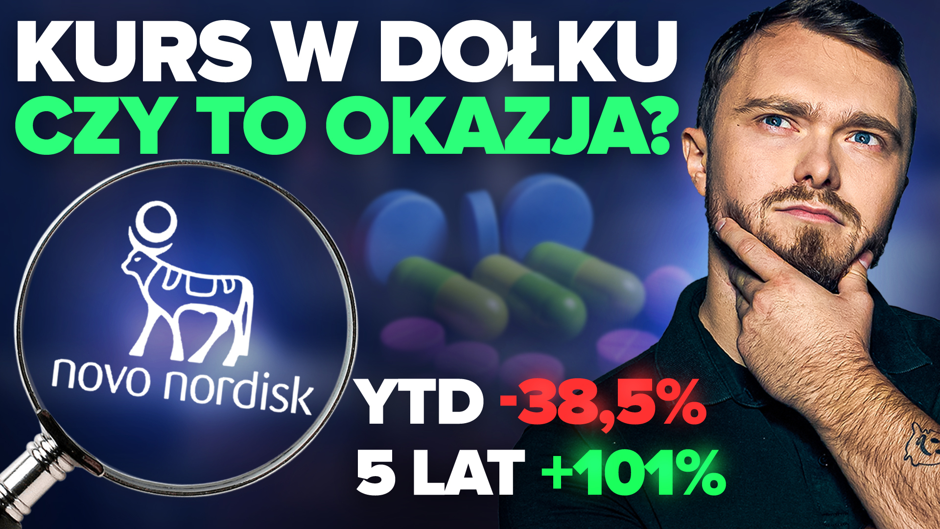 Krach akcji Novo Nordisk! Minus 50% w rok! Czy warto teraz inwestować?