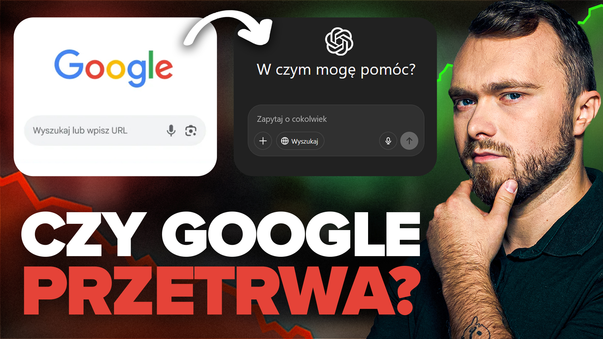 Google w kłopotach! AI zabiera rynek. Akcje najtańsze od lat: Okazja czy Pułapka?