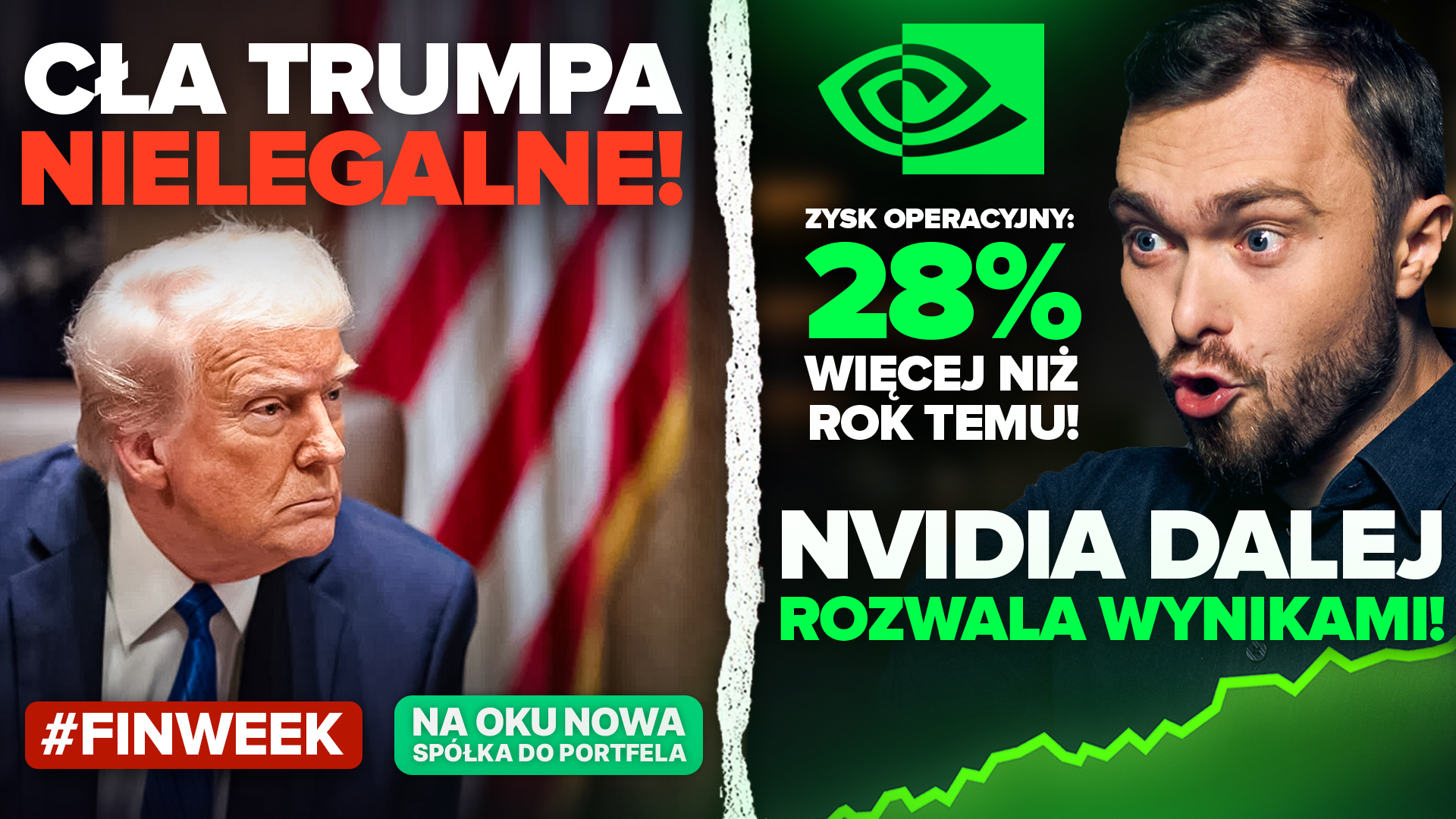 Cła Trumpa NIELEGALNE! Co dalej z rynkami? Nvidia ciągle rośnie, a ta strategia robi różnicę!