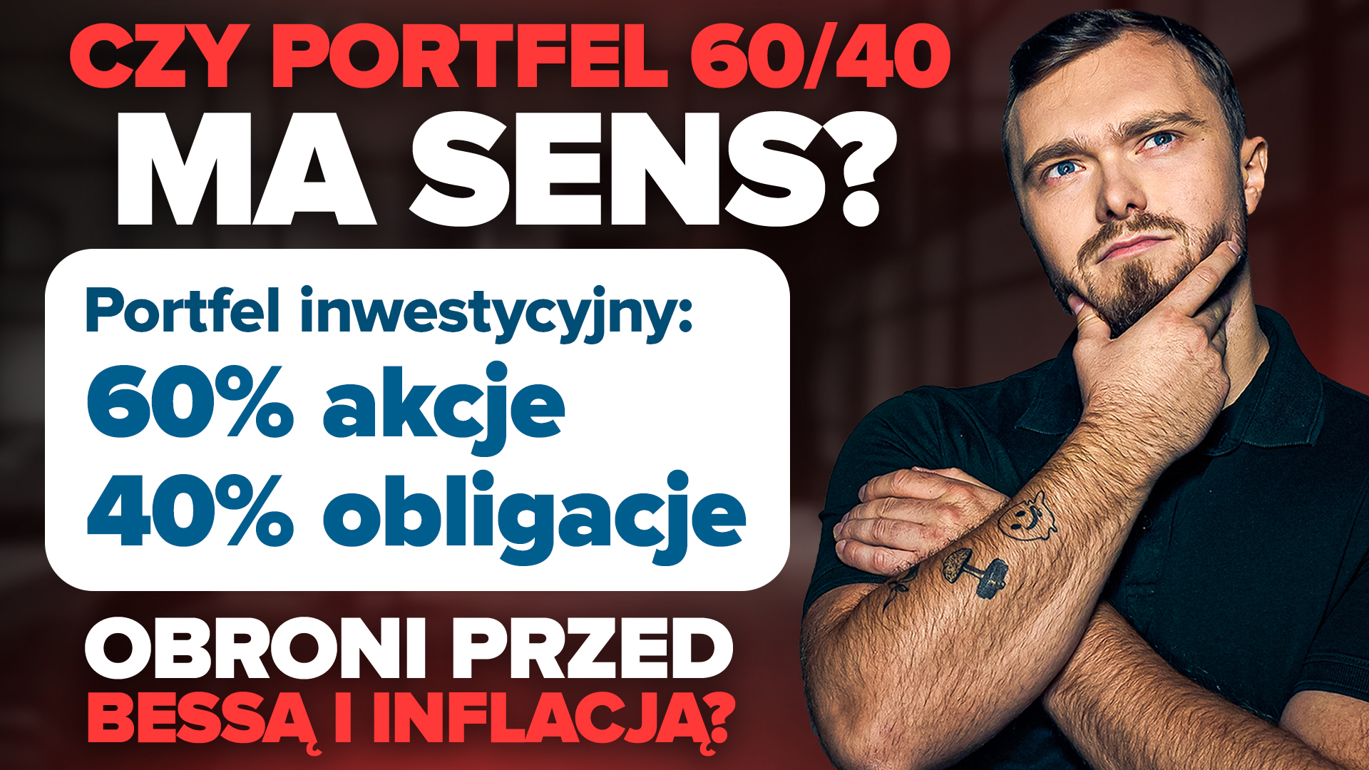 Obligacje miały chronić portfel 60/40 przed bessą. Dlaczego zawiodły i co działa lepiej?
