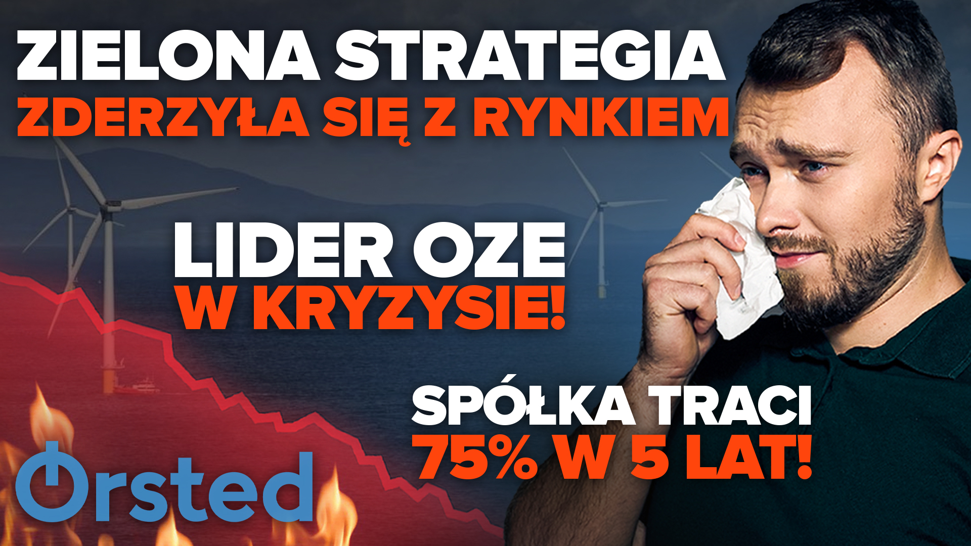 Ikona zielonej transformacji tonie! Akcje Ørsted spadają 85%, a firma ogłasza ratunkową emisję akcji