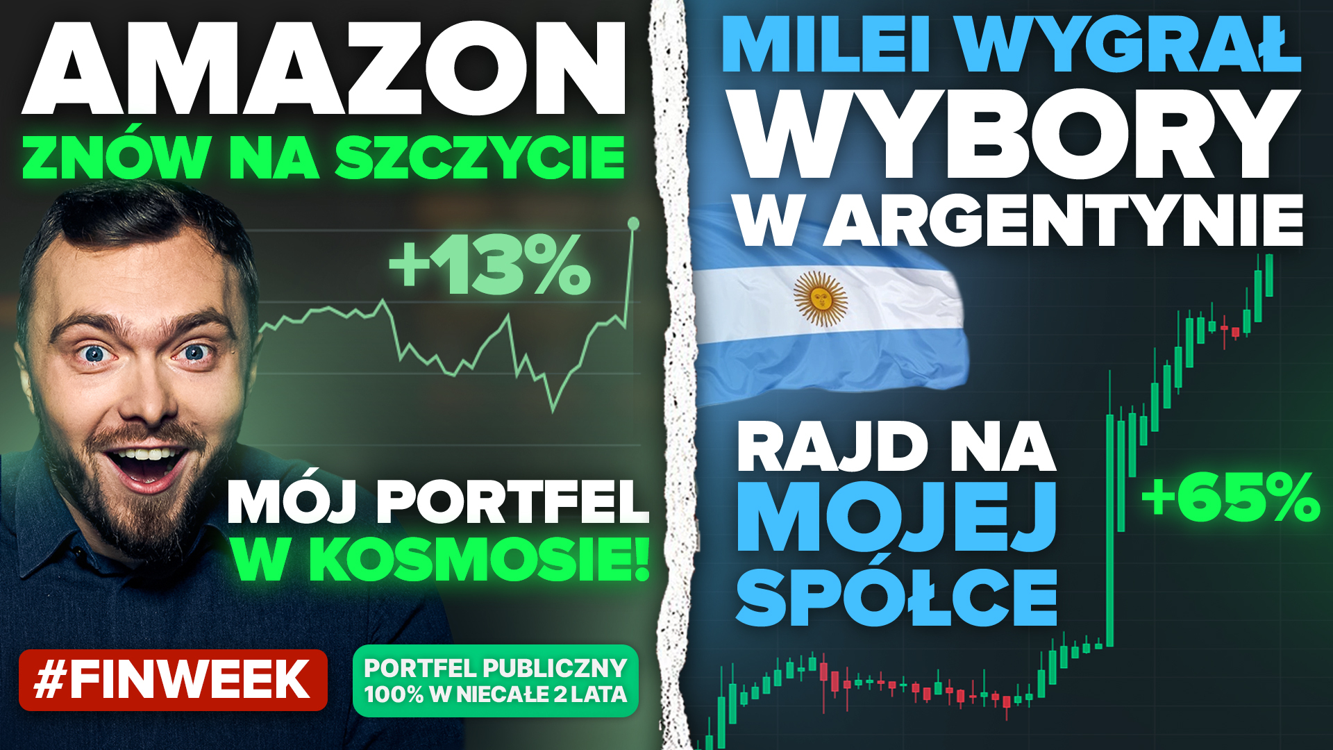 Amazon bije rekordy, moja spółka +70% w tydzień, a portfel na rekordzie! AI hossa trwa – co dalej?