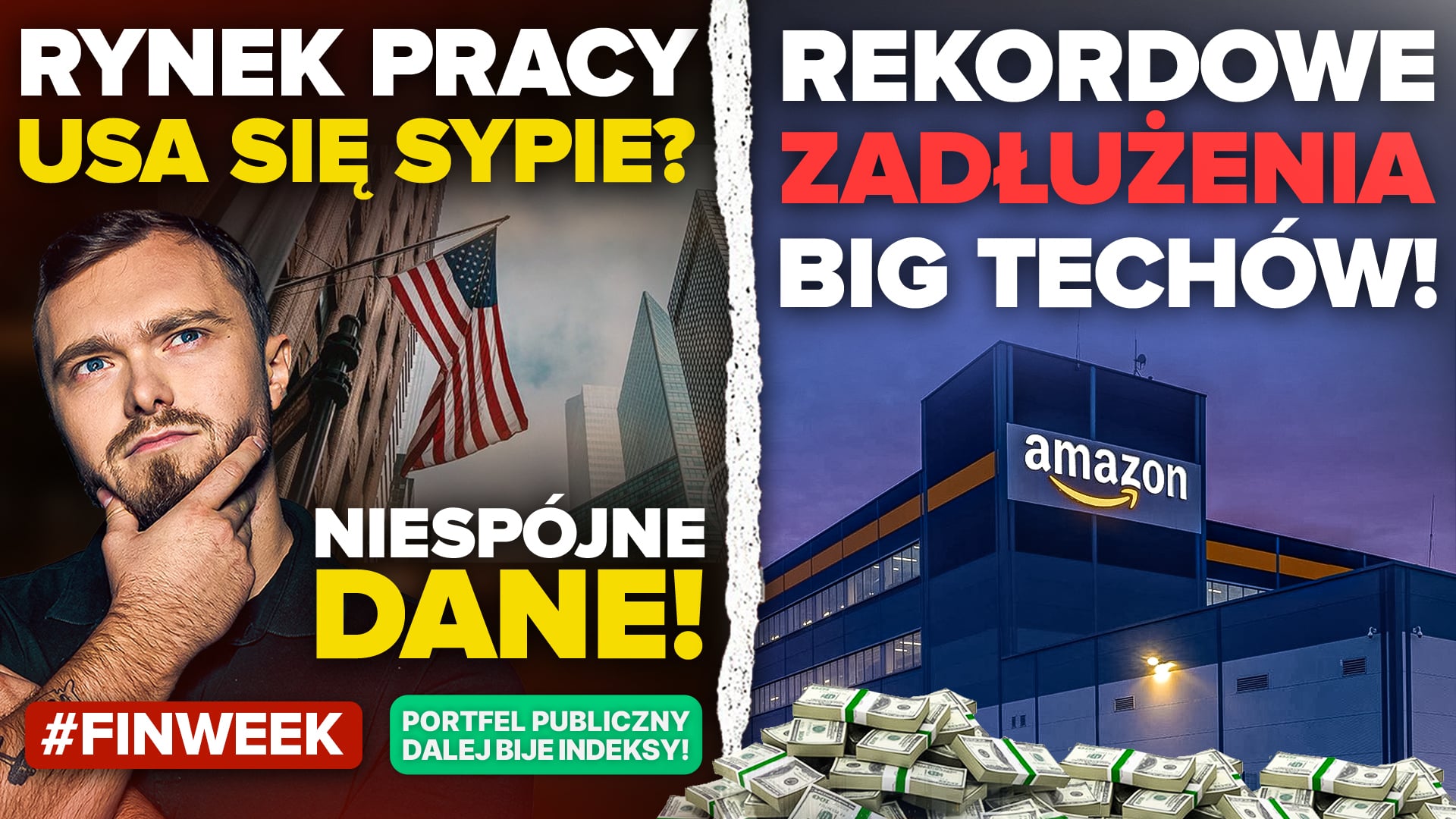 Rynek pracy w USA daje różne sygnały, a Big Tech zadłuża się na maksa. Czy rośnie ryzyko na rynkach?