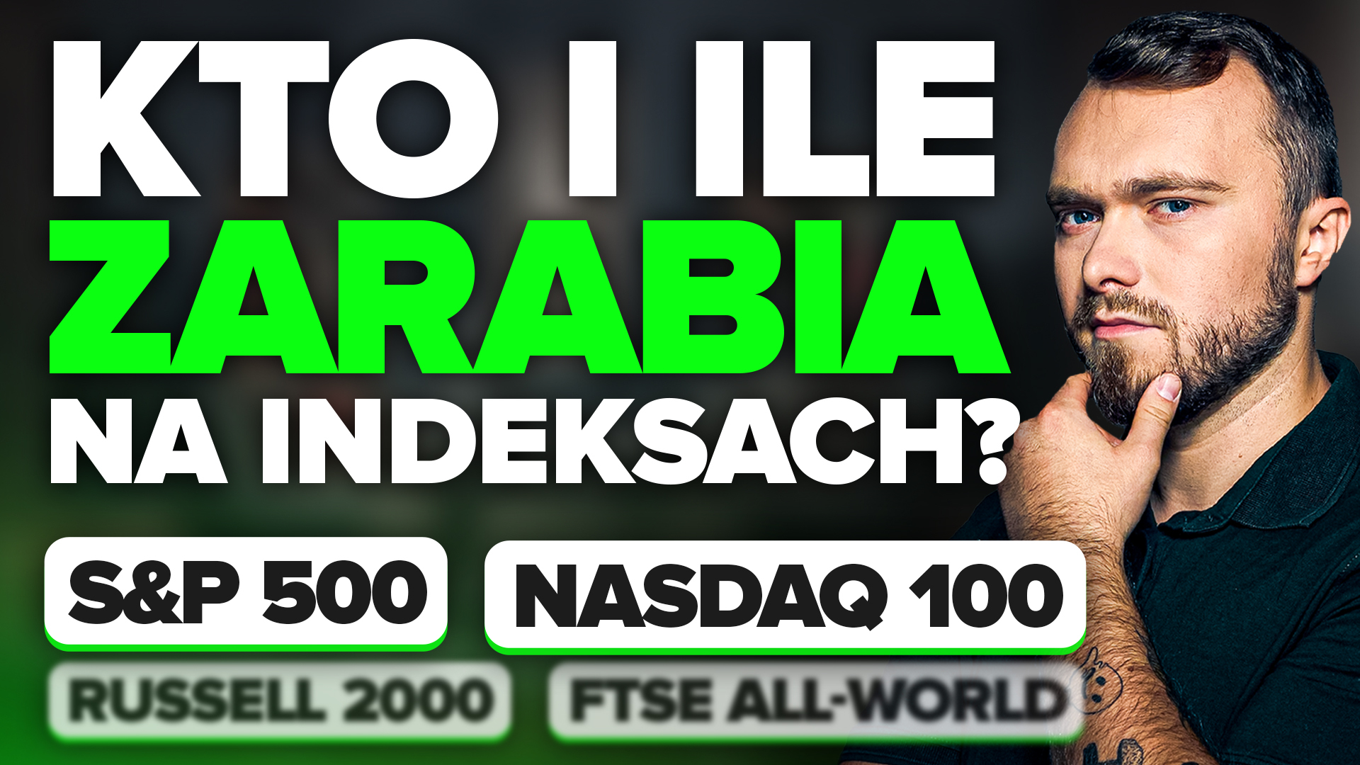 Kto naprawdę zarabia na indeksach? Spółki, które rządzą rynkiem. Jedną biorę do portfela!