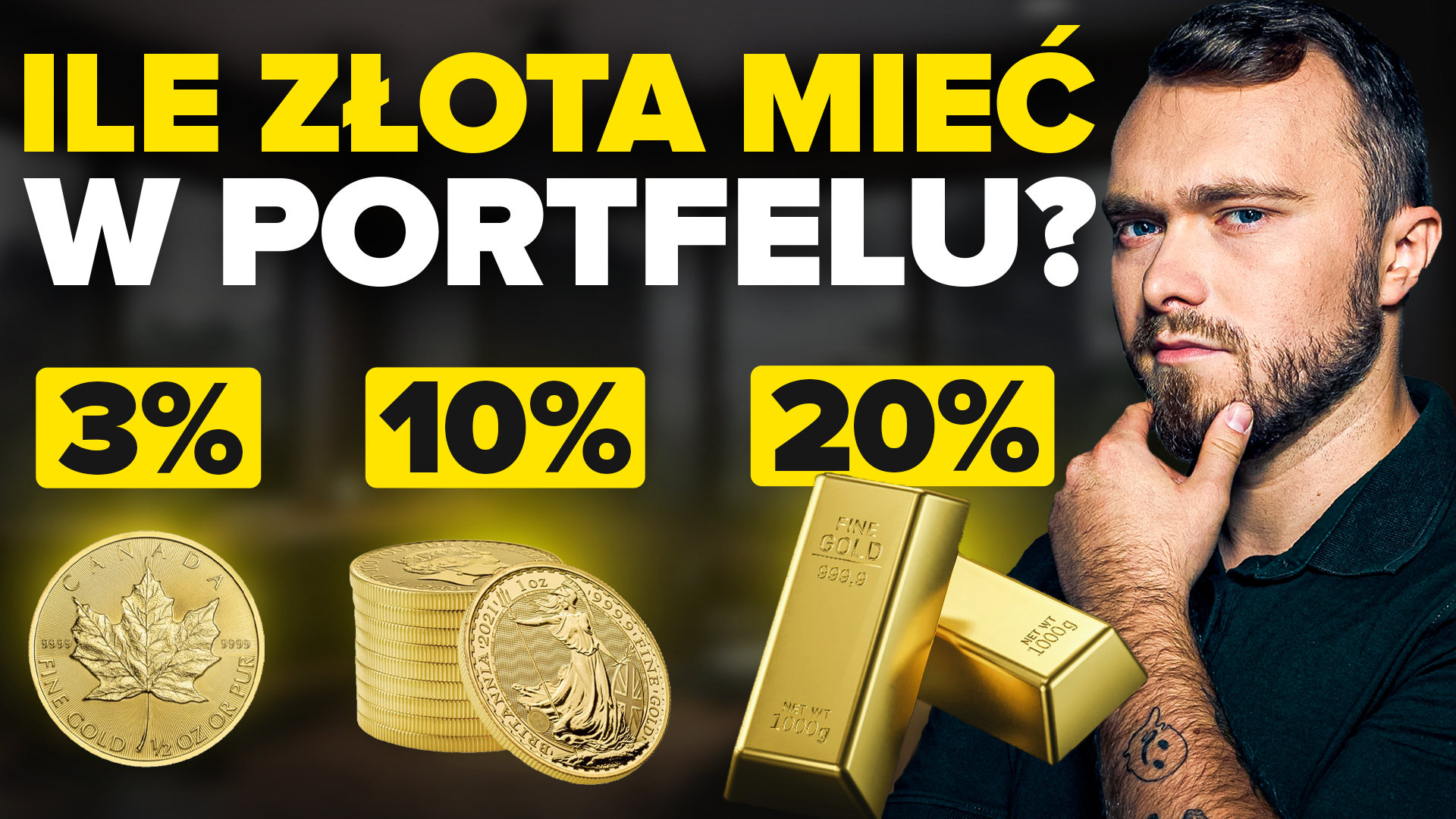Ile złota naprawdę warto mieć w portfelu? Oto idealny balans między ochroną a zyskiem.