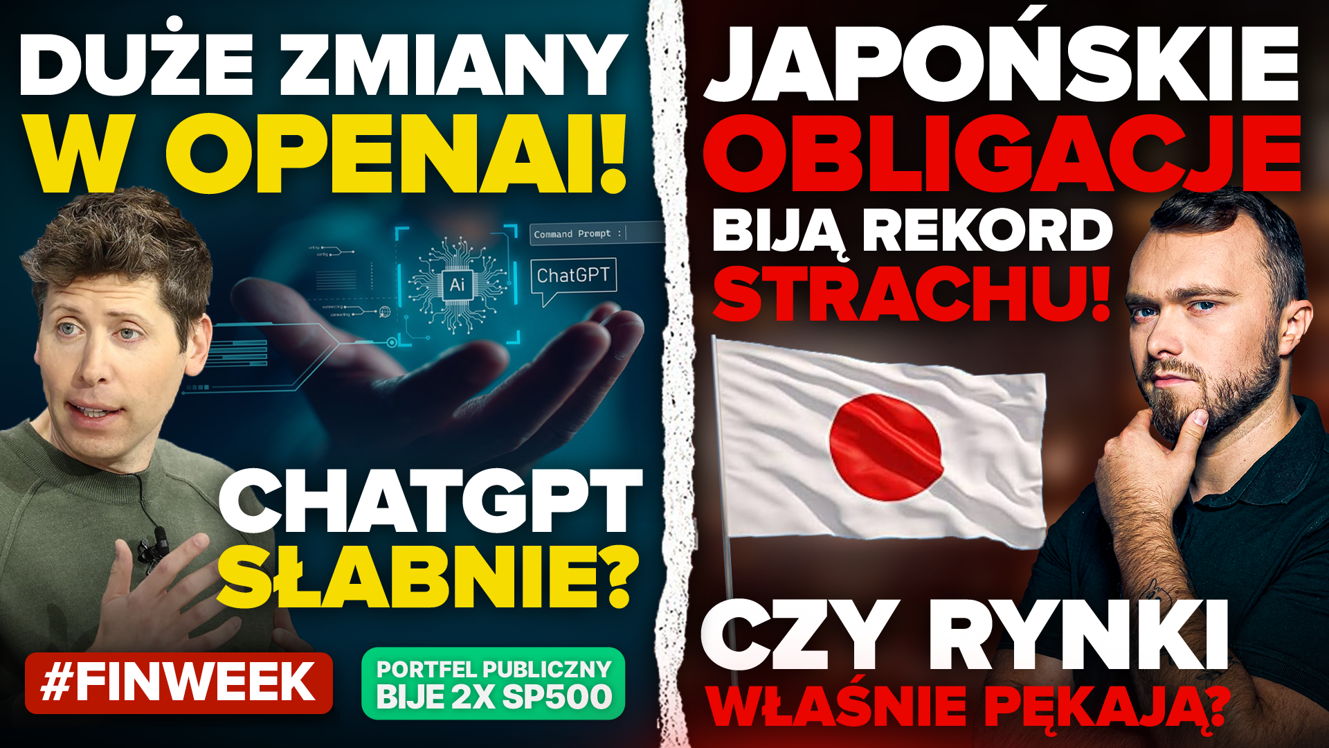 ChatGPT traci udział i bije na alarm, a japońskie obligacje są jak w 2008! Strach wraca na rynki!