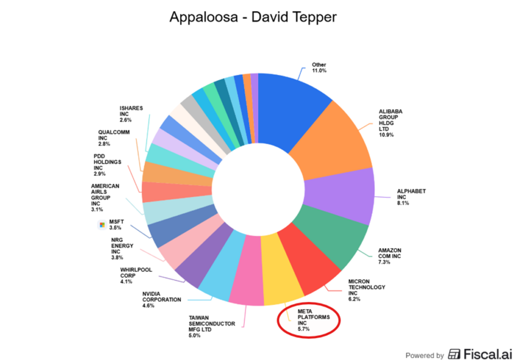 Appaloosa (Tepper) – struktura portfela