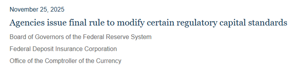 USA luzują regulacyjne wymogi kapitałowe – finalna decyzja regulatorów finansowych