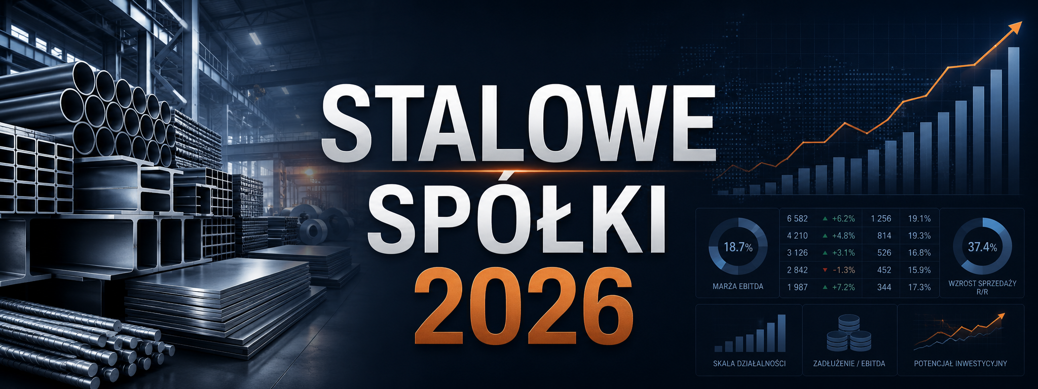 Najlepsze spółki stalowe na 2026 rok
